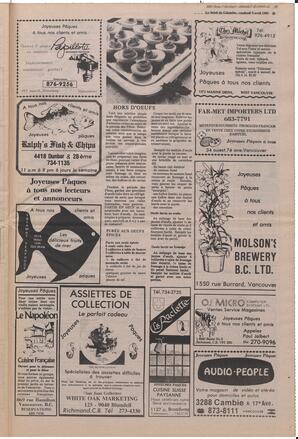 Le Soleil de Colombie, April 9, 1982, page 21