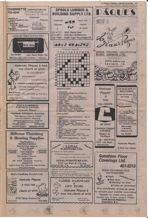 Le Soleil de Colombie, April 9, 1982, page 19