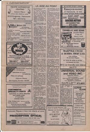 Le Soleil de Colombie, April 9, 1982, page 18