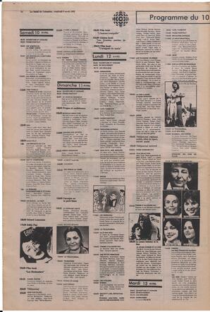 Le Soleil de Colombie, April 9, 1982, page 14