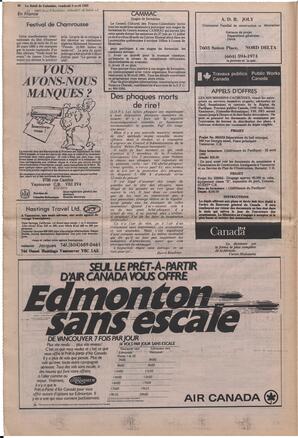 Le Soleil de Colombie, April 9, 1982, page 10