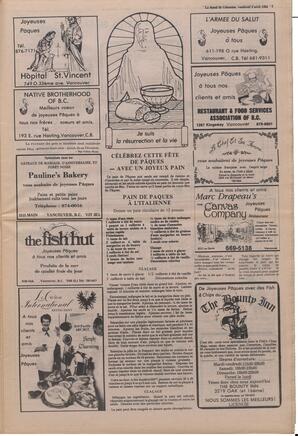 Le Soleil de Colombie, April 9, 1982, page 7