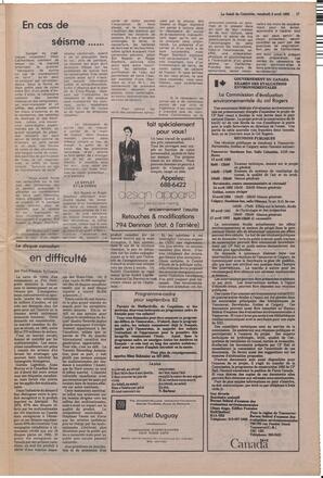 Le Soleil de Colombie, April 2, 1982, page 17