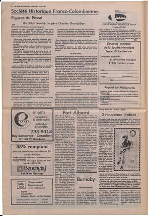 Le Soleil de Colombie, April 2, 1982, page 6