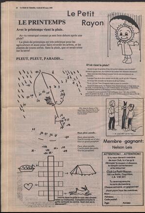 Le Soleil de Colombie, March 26, 1982, page 18