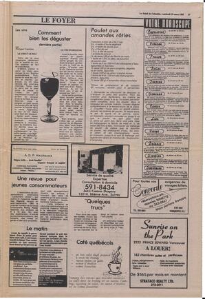Le Soleil de Colombie, March 19, 1982, page 17