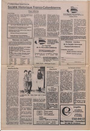 Le Soleil de Colombie, March 19, 1982, page 6
