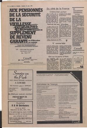 Le Soleil de Colombie, March 12, 1982, page 14