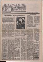Le Soleil de Colombie, March 5, 1982