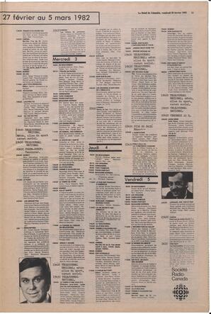 Le Soleil de Colombie, February 26, 1982, page 11