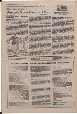 Le Soleil de Colombie, February 26, 1982, page 6