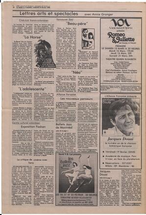Le Soleil de Colombie, February 12, 1982, page 16