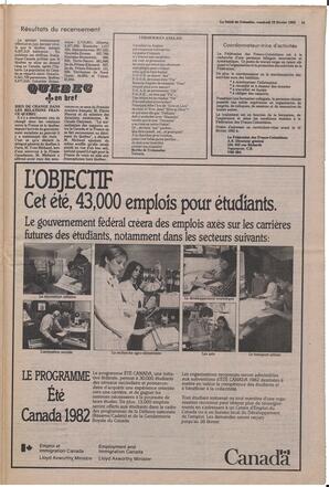 Le Soleil de Colombie, February 12, 1982, page 15