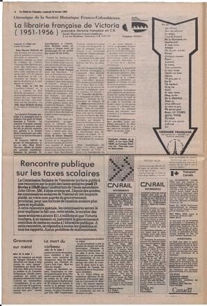 Le Soleil de Colombie, February 12, 1982, page 6