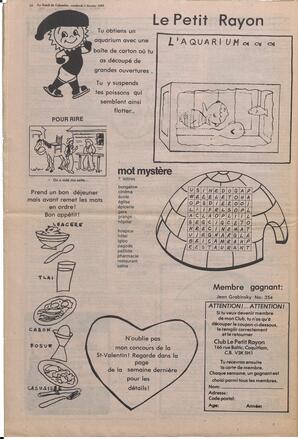 Le Soleil de Colombie, February 5, 1982, page 14