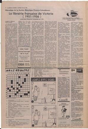 Le Soleil de Colombie, February 5, 1982, page 6