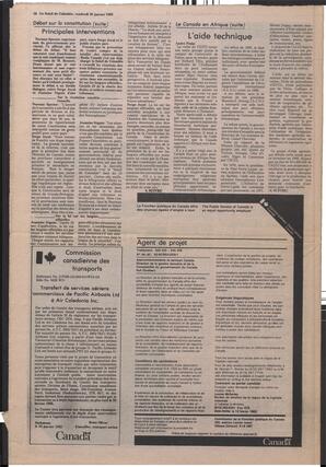 Le Soleil de Colombie, January 29, 1982, page 16