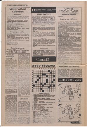 Le Soleil de Colombie, January 29, 1982, page 4