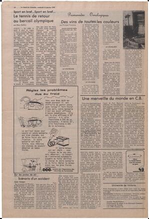 Le Soleil de Colombie, January 15, 1982, page 16