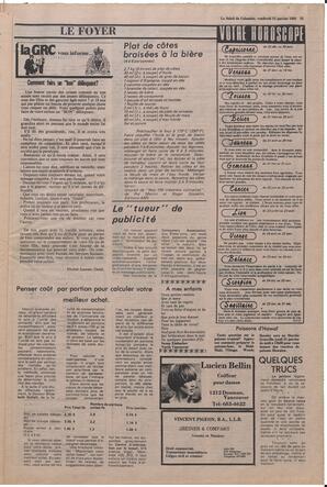 Le Soleil de Colombie, January 15, 1982, page 13