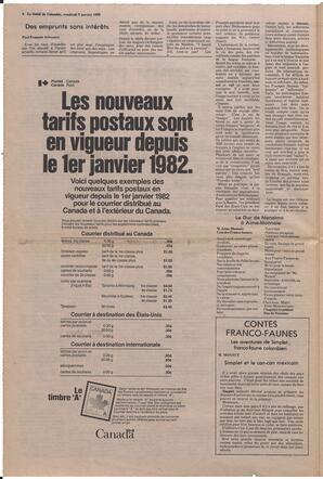 Le Soleil de Colombie, January 8, 1982, page 4