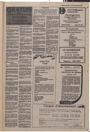 Le Soleil de Colombie, December 18, 1981, page 27