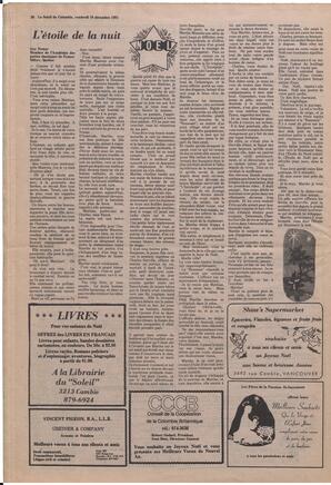 Le Soleil de Colombie, December 18, 1981, page 20