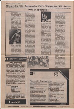 Le Soleil de Colombie, December 18, 1981, page 10