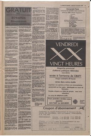 Le Soleil de Colombie, December 11, 1981, page 15