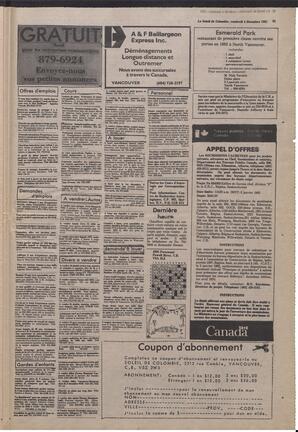 Le Soleil de Colombie, December 4, 1981, page 23
