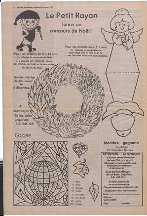 Le Soleil de Colombie, November 20, 1981, page 14