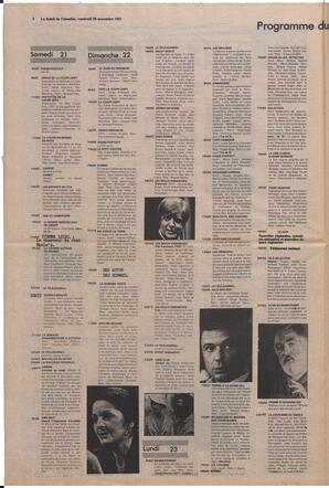 Le Soleil de Colombie, November 20, 1981, page 8