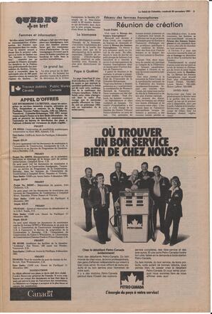 Le Soleil de Colombie, November 20, 1981, page 5
