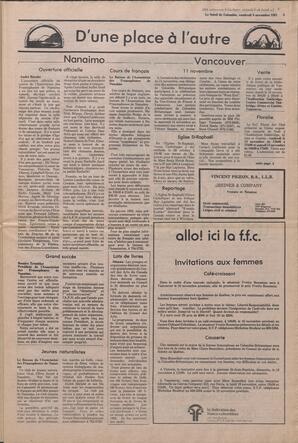 Le Soleil de Colombie, November 6, 1981, page 3