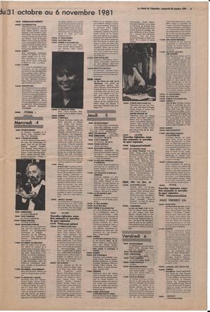 Le Soleil de Colombie, October 30, 1981, page 9