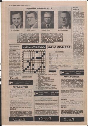 Le Soleil de Colombie, October 23, 1981, page 16