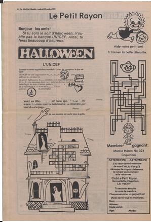 Le Soleil de Colombie, October 23, 1981, page 14