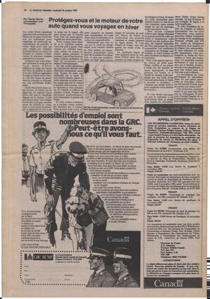 Le Soleil de Colombie, October 16, 1981, page 16