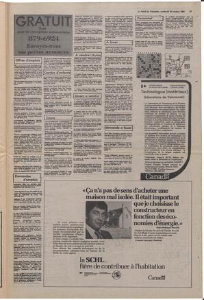 Le Soleil de Colombie, October 16, 1981, page 15