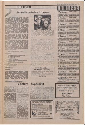 Le Soleil de Colombie, October 16, 1981, page 13