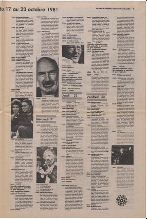 Le Soleil de Colombie, October 16, 1981, page 9