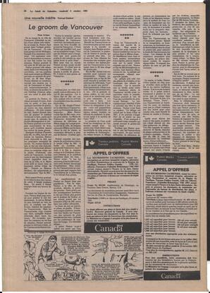 Le Soleil de Colombie, October 9, 1981, page 20