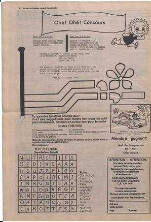 Le Soleil de Colombie, October 2, 1981, page 18