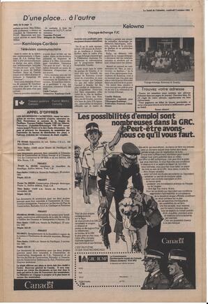 Le Soleil de Colombie, October 2, 1981, page 7