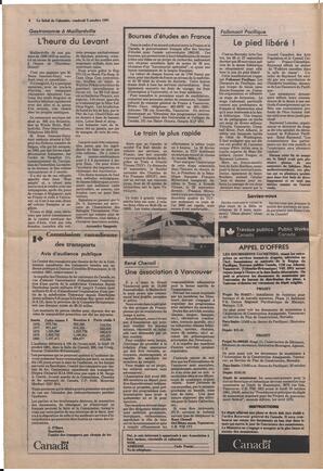 Le Soleil de Colombie, October 2, 1981, page 6