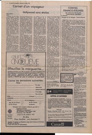 Le Soleil de Colombie, October 2, 1981, page 4