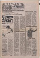 Le Soleil de Colombie, September 25, 1981