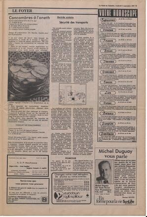 Le Soleil de Colombie, September 4, 1981, page 13
