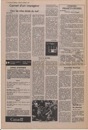 Le Soleil de Colombie, September 4, 1981, page 4