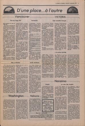 Le Soleil de Colombie, September 4, 1981, page 3